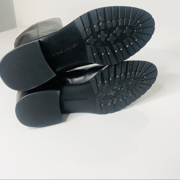 Donald J Pliner Bixbi Black Leather Tall Boots NEW - Picture 5 of 12